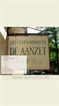 Mobile Screenshot of de-aanzet.nl
